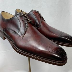 Magnanni Men's Leather Orleans Ii Brogue Tabaco Oxfords Formal Shoes 11.5